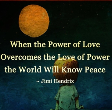 Power of love v Love of Power